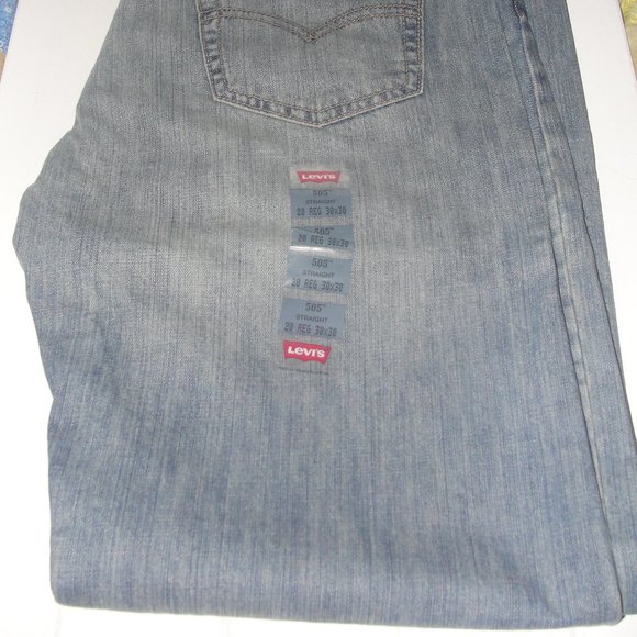 levi`s Other - WAS $38... Levi`s 505 straight jeans 30W 30L NWT